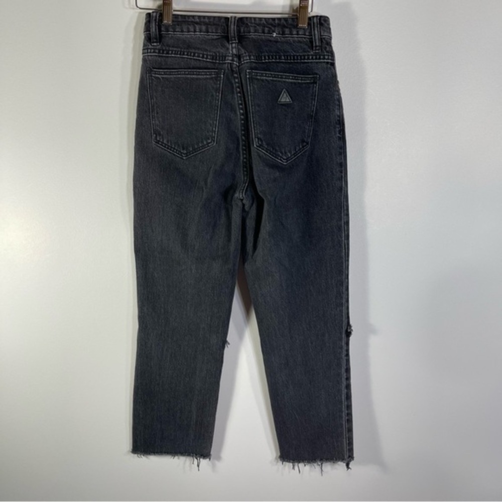 Abrand Jeans Distressed Skinny Jean Size 26 Color Black - Picture 6 of 13
